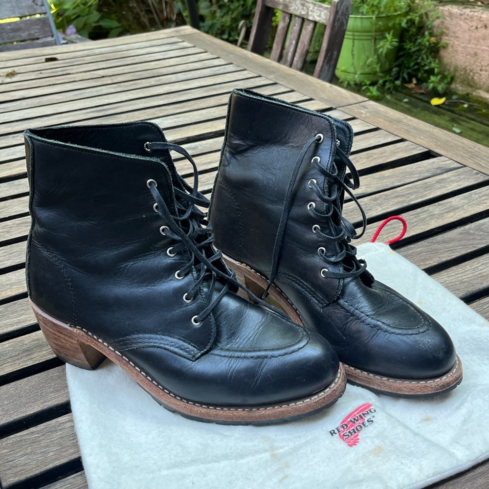 Red Wing Clara Ankle Boots in Black